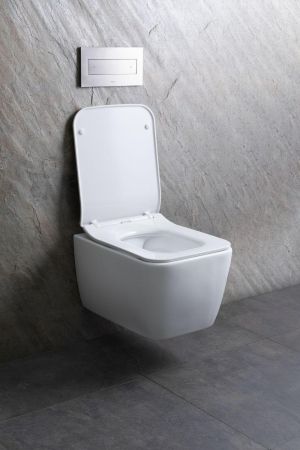 Чаша подвесного унитаза Allen Brau Liberty 4.33007.21 белый матовый, артикул 4.33007.21