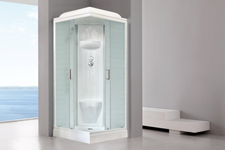 Душевая кабина Royal Bath  RB 80HP6-WC (белое/матовое), артикул RB80HP6-WC