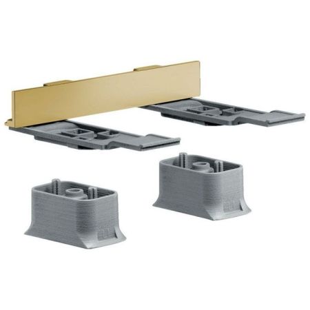 AXOR Universal Softsquare Комплект адаптеров для монтажа, цвет полированное золото, артикул 42870990