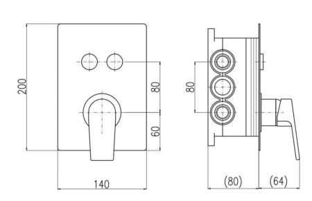Смеситель для душа Rav Slezak Colorado CO186BOX