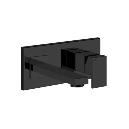 Gessi Rettangolo Встраиваемый однорычажный смеситель, излив 146мм(внешние части), цвет: черный, артикул 44840#299