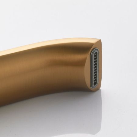 Смеситель для раковины Shevanik S4001G, золотой сатин