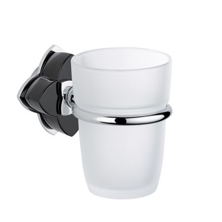 THG PETALE DE CRISTAL NOIR Стакан стеклянный, подвесной, цвет хром, артикул U6D-A02-536