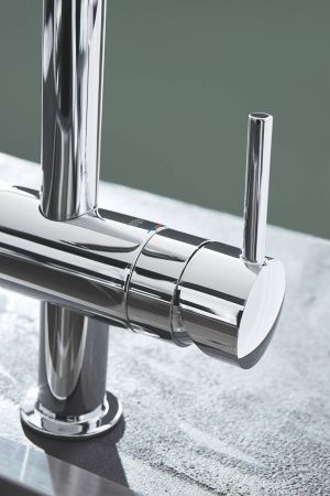 Смеситель для кухни GROHE Blue Pure Minta, с функцией фильтрации, хром, (31721000) Смеситель для кухни GROHE Blue Pure Minta, с функцией фильтрации, хром, (31721000)