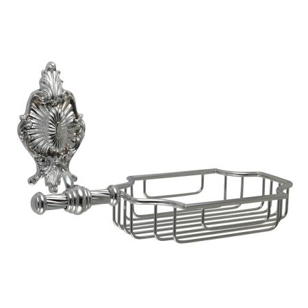 ELISABETTA Решетка-корзинка настенная, хром, артикул 17042