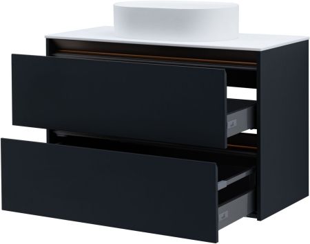 Тумба под раковину Allen Brau Activity 100 1.34014.AM антрацит матовый/олива браш, артикул 1.34014.AM