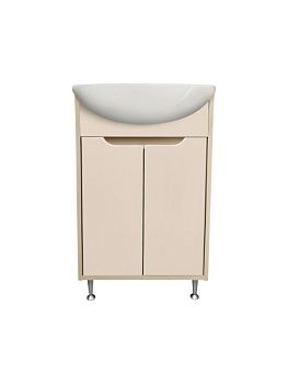 Тумба Runo Эконова 50 какао-бежевая под умывальник 00000000152 (Уют 50) (00-00004654)