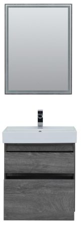 Мебель для ванной Aquanet Nova Lite 60 дуб рошелье (2 ящика), артикул 00242920