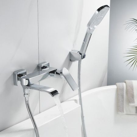 Смеситель для ванны Shevanik S4102, хром, артикул S4102