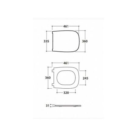 GLOBO Genesis Сиденье для унитаза GNS02/GN001, быстросъемное, цвет nero opaco/хром (микролифт)