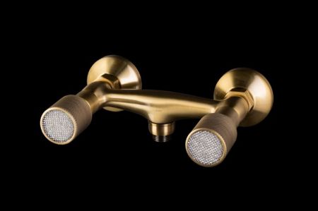 Смеситель для душа Boheme Royal Cristal 314-RoyalCRST Бронза, артикул 314-RoyalCRST
