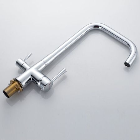 Смеситель для кухни с подключением фильтра Shevanik S528, хром, артикул S528