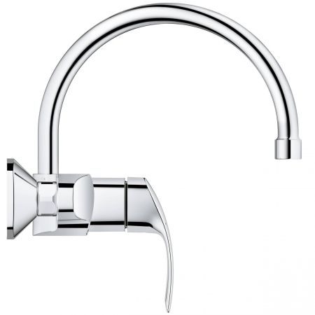 Смеситель для кухни GROHE Eurosmart new, настенный с высоким изливом, хром (32482002)