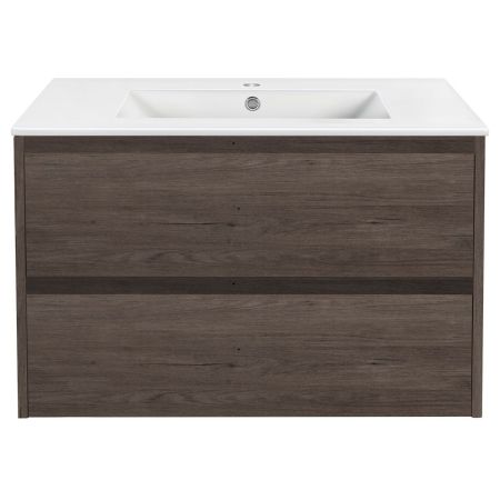 База под раковину Gio 800 подвесная, 2 выкатных ящика soft-close, R.Oak, артикул VMC-2G800RO