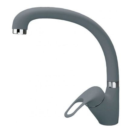 Смеситель для кухни Florentina ОМЕГА 313.12H.1123.307, серый шёлк, артикул 313.12H.1123.307