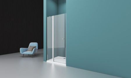Душевая дверь BelBagno ETNA-B-12-60/60-C-Cr, артикул ETNA-B-12-60/60-C-Cr