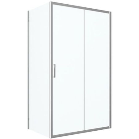 Душевой уголок Bravat Drop 120x80 BS120.3100A профиль Хром стекло прозрачное