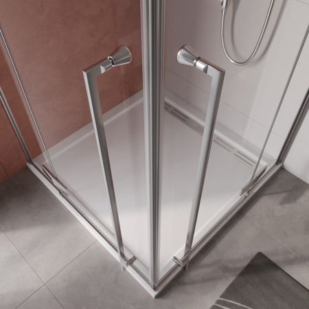 LINER-A-2-100-C-Cr Душевой уголок, артикул LINER-A-2-100-C-Cr