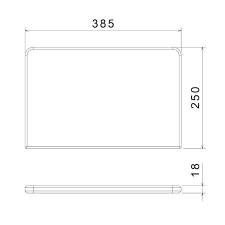 Разделочная доска GranFest URBAN GF-U45, артикул GF-U45