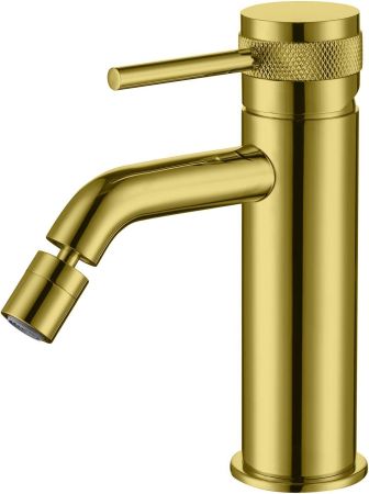 Смеситель для биде Allen Brau Priority 5.31A04-GB (с донным клапаном) золото, артикул 5.31A04-GB