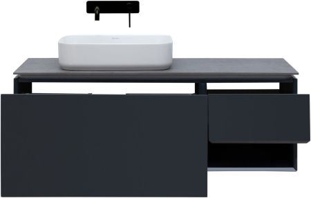 Тумба под раковину Allen Brau Infinity 120 1.21006.AM L антрацит матовый, артикул 1.21006.AM
