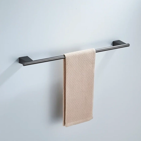 Полотенцедержатель Shevanik SG5717T, оружейная сталь, артикул SG5717T