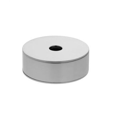 OASIS DEFILE Контейнер Ø110х45 мм., настольный, гладкий, цвет хром