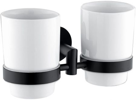 Стакан Allen Brau Priority 6.31003-31 белый/черный матовый, артикул 6.31003-31