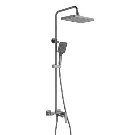 Душевая система Shevanik S4226T, оружейная сталь, артикул S4226T