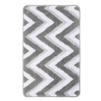 Коврик для ванной комнаты FIXSEN RIVER FX-5004K, серый