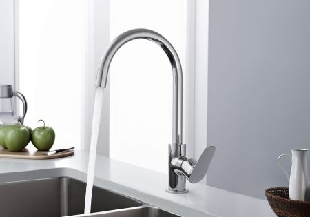 Смеситель для кухни AQUATEK AQ1182CR БЕТТА, артикул AQ1182CR