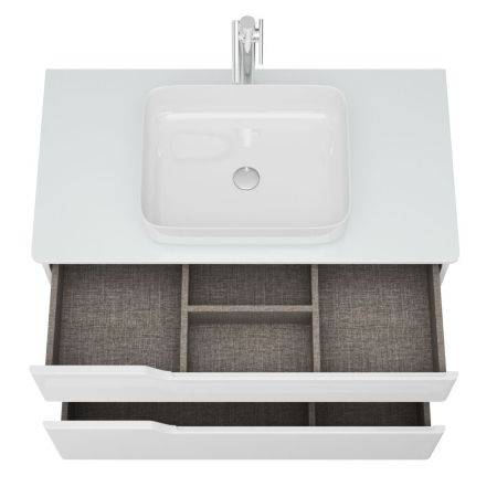 Тумба Hella Cristal 100, белый лак, артикул OW24.19.00