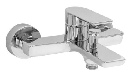AQG Alpha, однорычажный смеситель для ванны без набора для душа, цвет хром, артикул 01ALP400CR