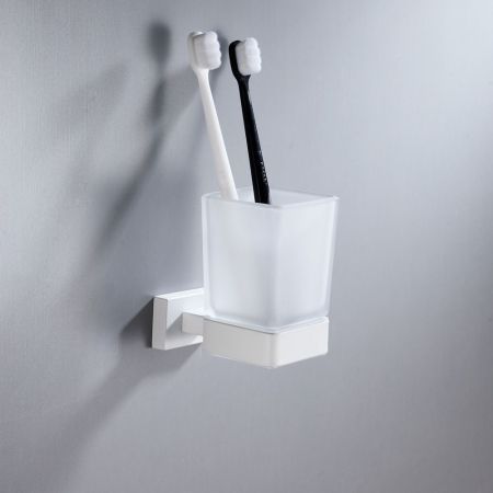 Стакан для ванной комнаты Shevanik SG5612C, белый, артикул SG5612C