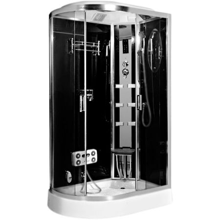 Душевая кабина Niagara NG-903 120x80 R стекло тонированное задние стенки Черные, артикул 9030135R