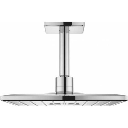 Верхний душ GROHE Rainshower 310 SmartActive Cube с душевым кронштейном 142 мм, 2 режима струи, хром (26481000), артикул 26481000