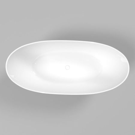 Ванна WHITECROSS Ruby 170x75 (белый глянец) иск. камень