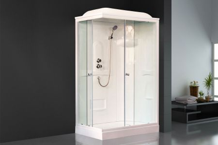 Душевая кабина Royal Bath RB 8120HP1-T (прозрачное) правая, артикул RB8120HP1-T-R