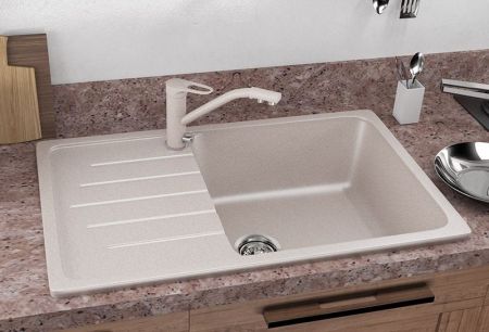 Кухонная мойка Ulgran U-400 Песочная