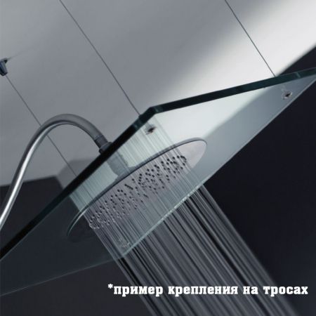 Верхний душ Graffio KINGS KI011NEO, черный, артикул KI011NEO