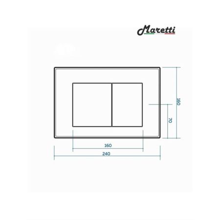 Комплект Maretti 3 в 1: унитаз UM10PBM51-560, инсталляция AC11P5211, кнопка AC12SF-560, артикул UM51SF56052