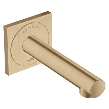 AX Uno Эл. Смеситель для раковины, наст., цвет шлифованная бронза