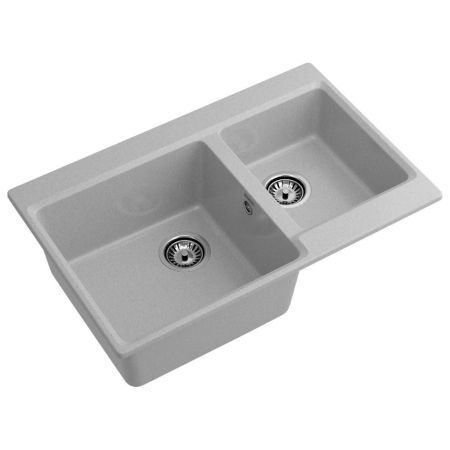 Кухонная мойка GranFest LEVEL 780K, серый, артикул LV-780K серый