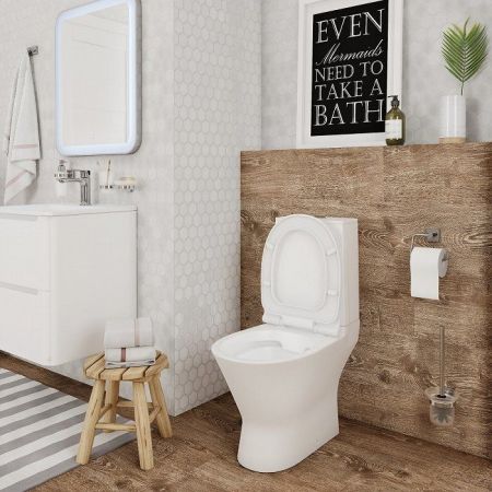 Унитаз компакт Iddis Edifice Rimless EDIRDSEi24 Белый