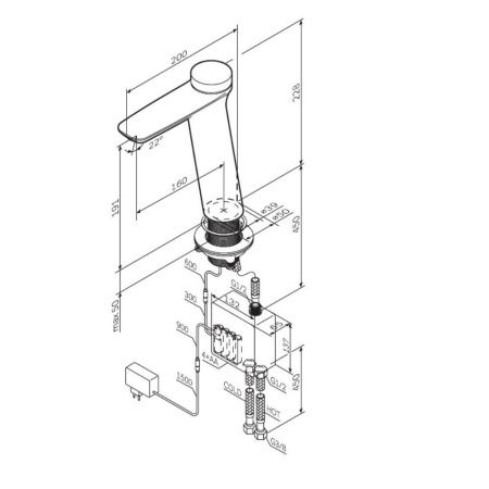 F50A92400 Inspire V2.0, TouchReel электронный высокий см-ль, излив 160 мм, хром F50A92400 Inspire V2.0, TouchReel электронный высокий см-ль, излив 160 мм, хром