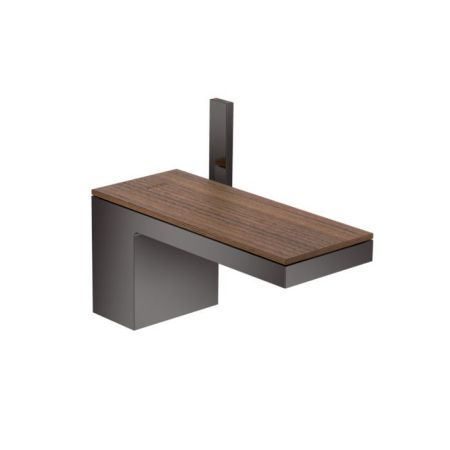 AX MyEdition Панель для смесителя на излив 200мм, цвет: черный орех