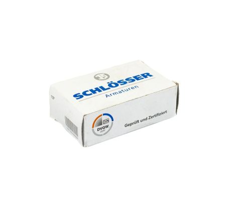 Schlosser, угловой вентиль с компрессионной гайкой, подключение 1/2"х3/8", цвет хром, артикул 7105-1550-001