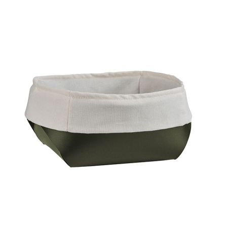 ADJ Корзина для хлеба, 20x20xH9 см., цвет: оливковый/горчичный, артикул 0037.55/40