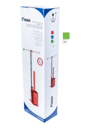 Стойка FIXSEN Rainbow напольная б/д двойной + ерш зеленая (FX-32-04), артикул FX-32-04