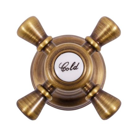 Смеситель на борт ванны Rav Slezak Morava retro MK362.5PSM бронзовый